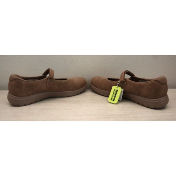 Skechers 138341 Womens Sz 9.5 Mocha Brown On The Go Flex Whisper Mary Jane Shoes - Picture 11 of 13